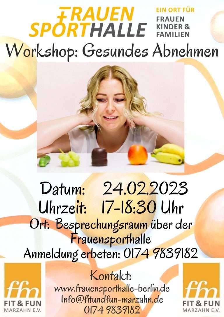 Ernährungsworkshop- Gesund Abnehmen